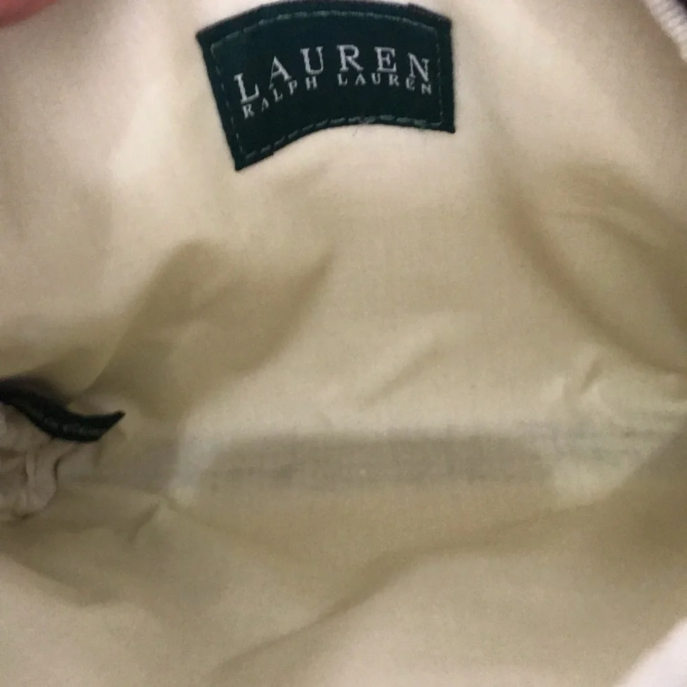 Ralph Lauren Gray Small Cosmetic Bag